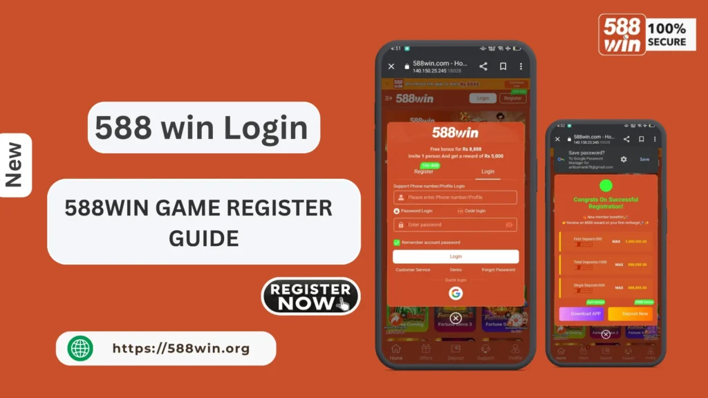 588 Win Game login Step by Step